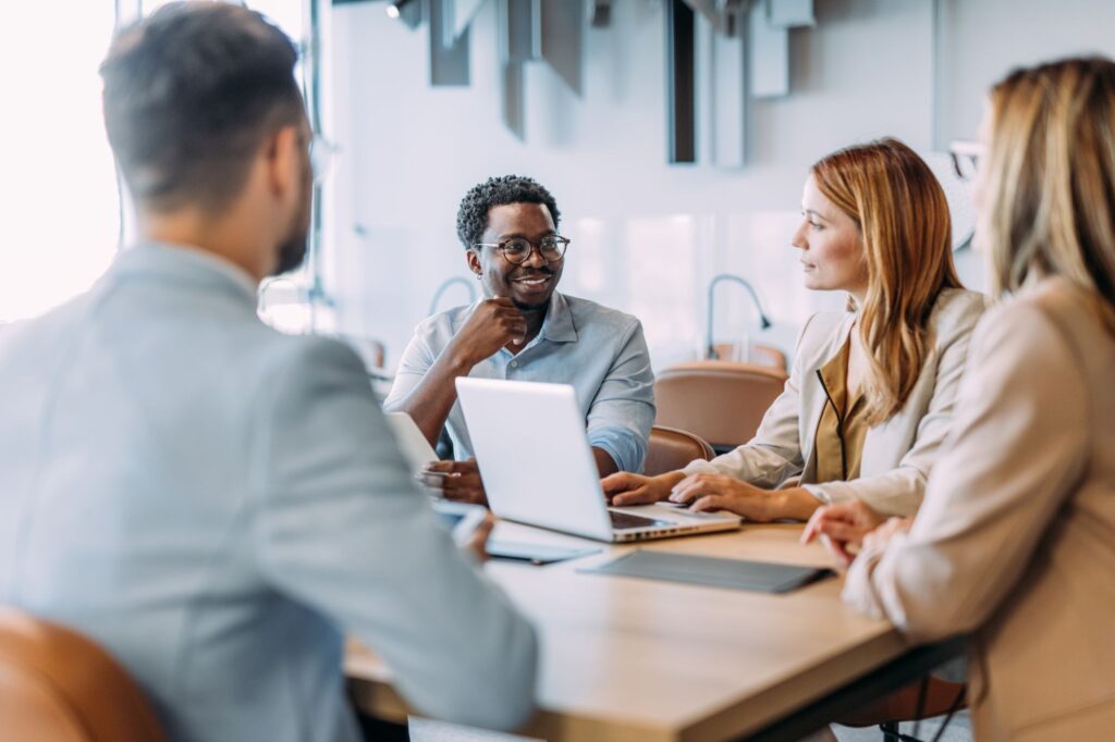 A business meeting depicting a discussion on capital allowances following the 2026 autumn Budget.
