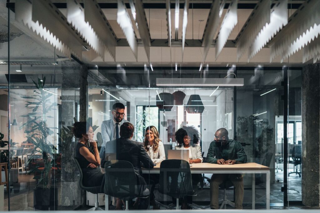 An image depicting a business meeting discussing EMI2 following the 2026 autumn Budget
